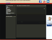 Tablet Screenshot of fighting4youth.com